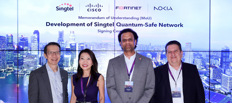 Singtel Collaborates With Cisco, Fortinet and Nokia to Build Quantum-Safe Solutions for Enterprises