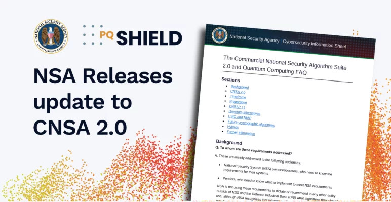 NSA Releases Update to CNSA 2.0