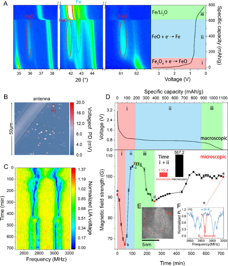 Operando Quantum Sensing Captures Nanoscale Electrochemical Evolution in Battery