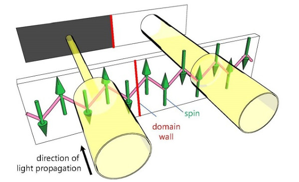 Illuminating Quantum Magnets: Light Unveils Magnetic Domains